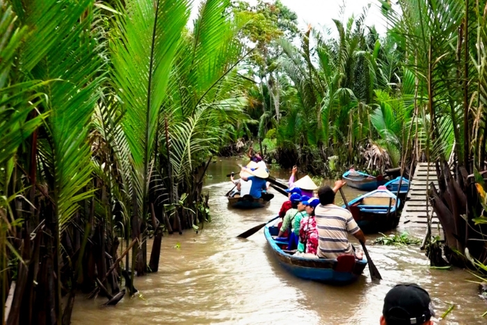 Découvrir Ben Tre dans le Delta du Mékong en sampan